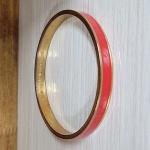 KATE SPADE RED ENAMEL BANGLE